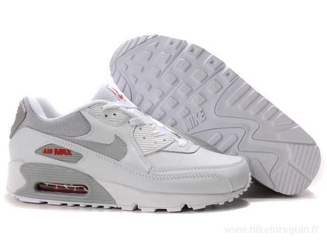 Nike Air Max 90 gris et blanc (2)